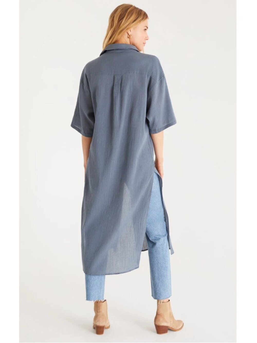 Z Supply Lina Button Up Duster - Picture 3 of 10